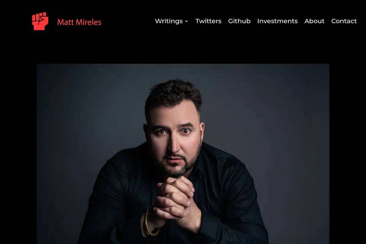Matt Mireles – AI Researcher. Human Interface Designer. Founder.