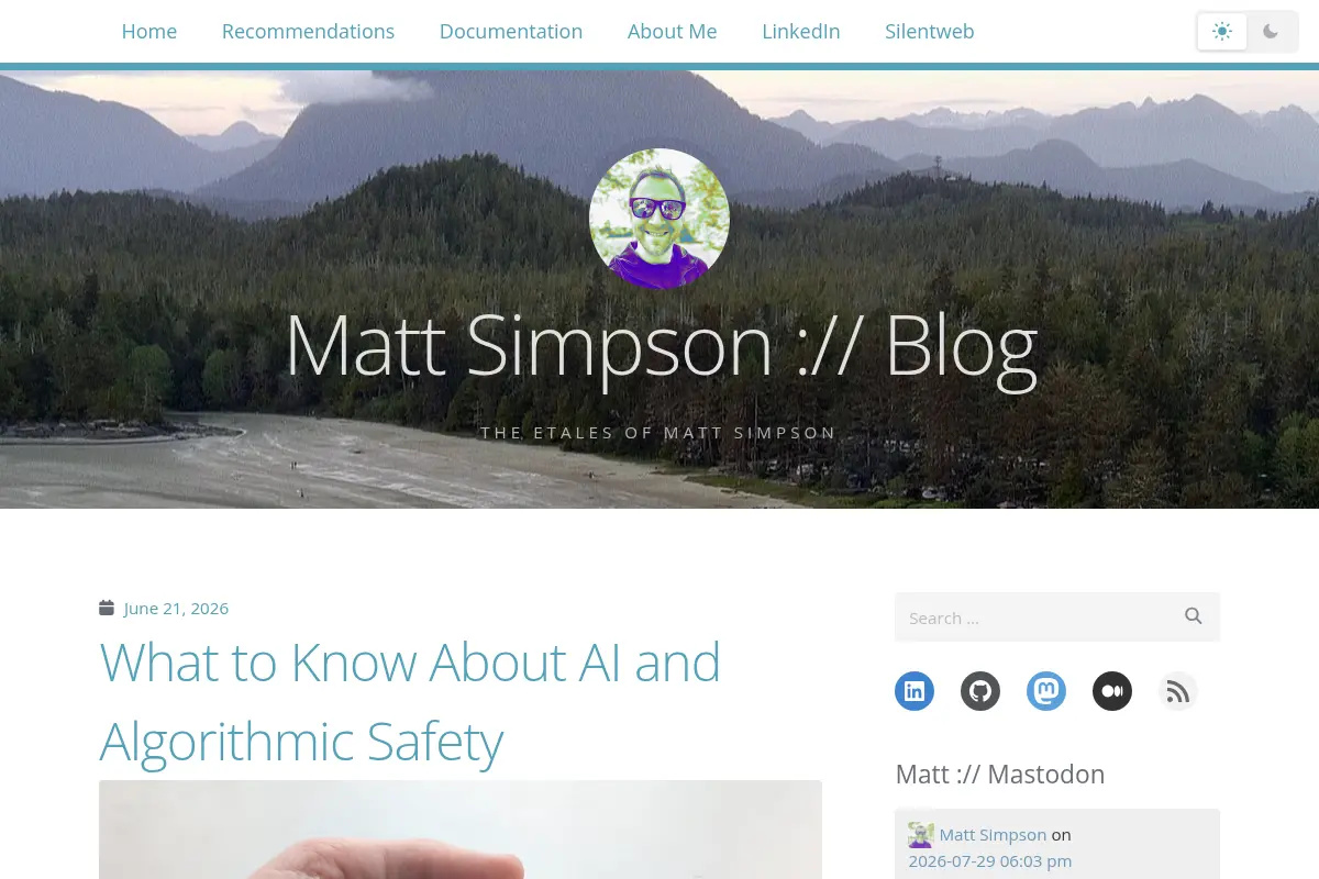 Matt Simpson :// Blog – The eTales of Matt Simpson