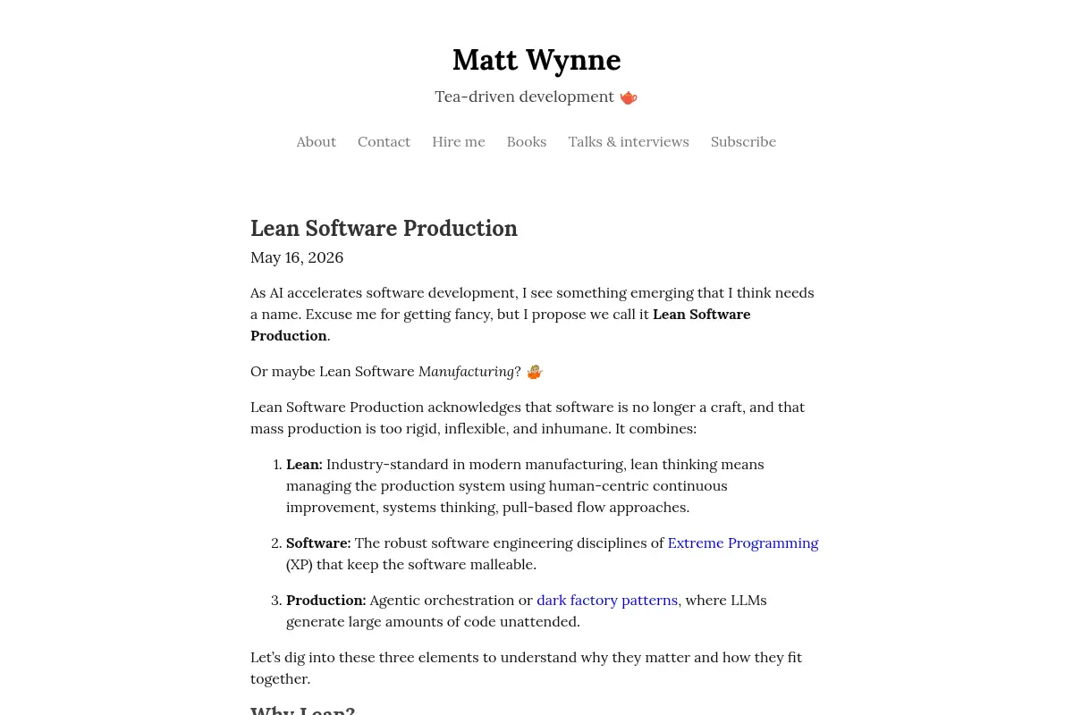 Matt Wynne