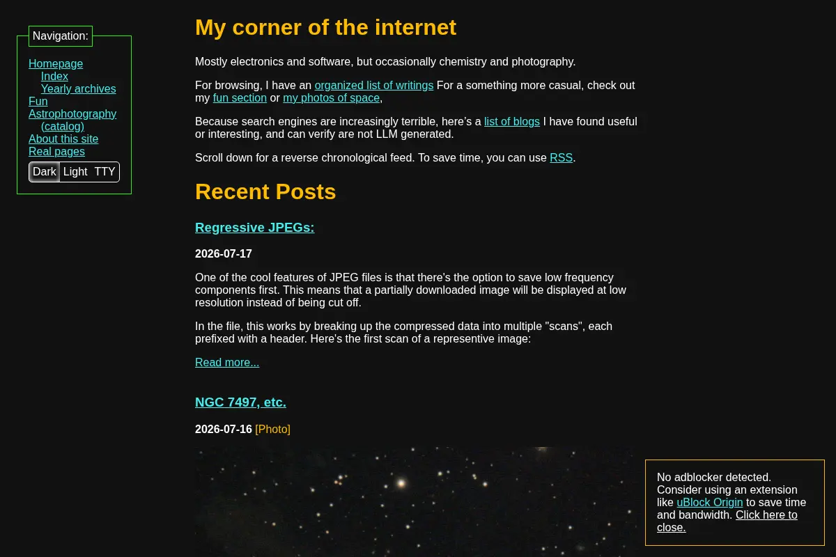 Maurycy's blog