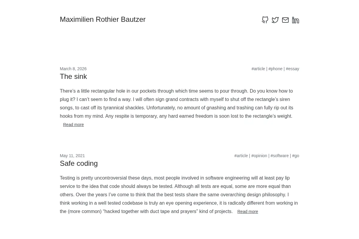 Max's blog