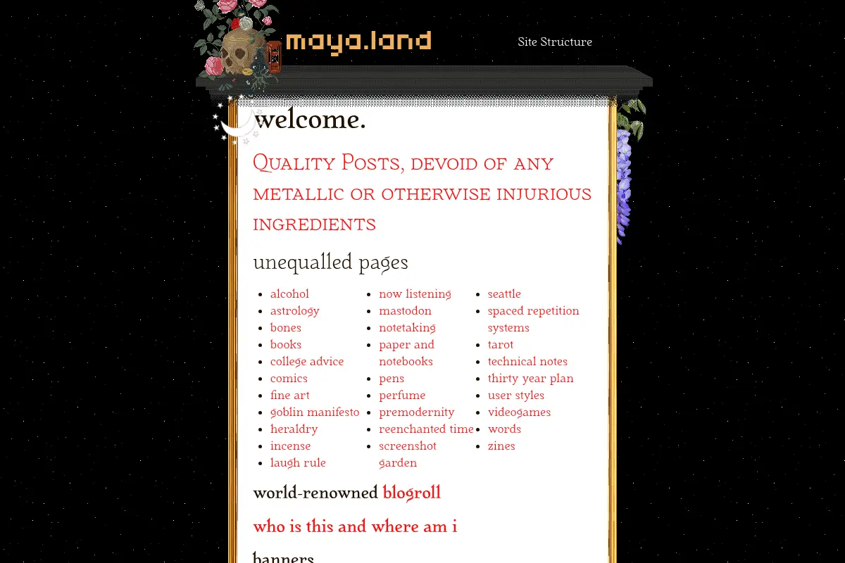 maya.land - welcome