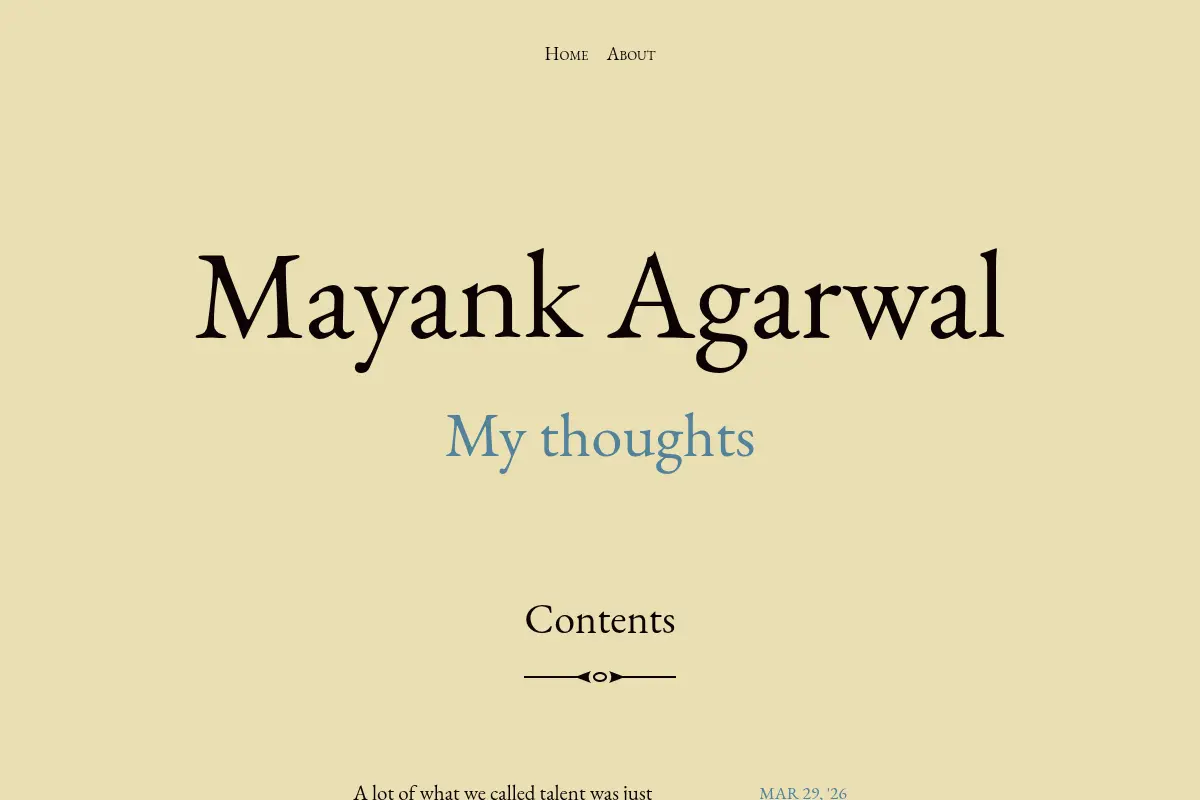 Mayank Agarwal