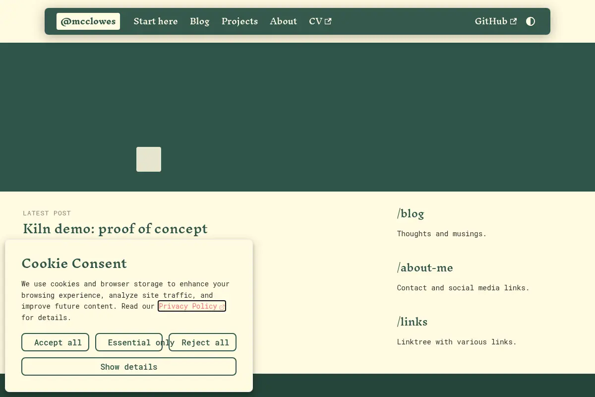 Max Clowes - Personal Site