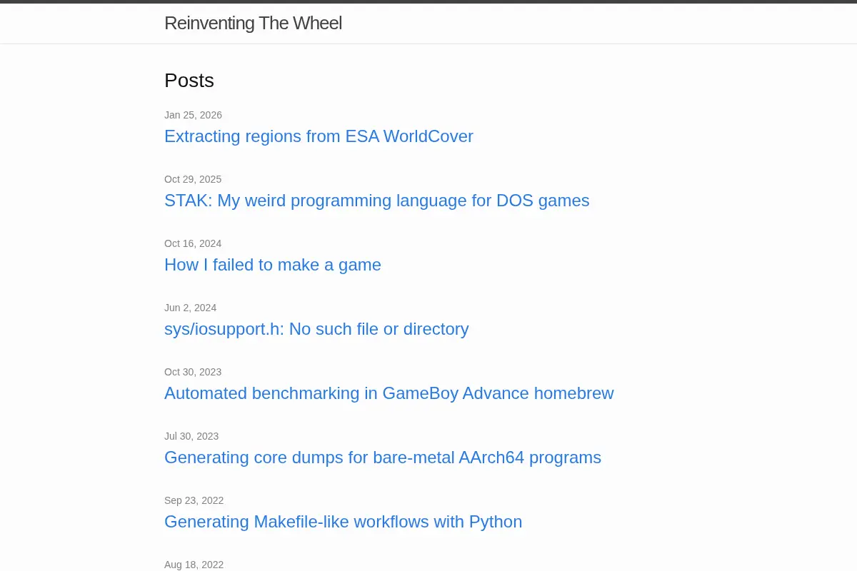 Reinventing The Wheel