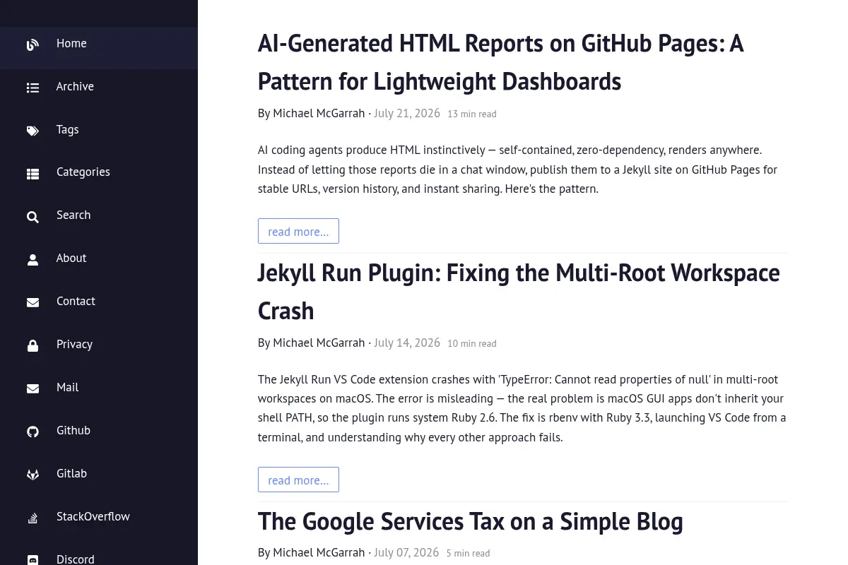 McGarrah Technical Blog