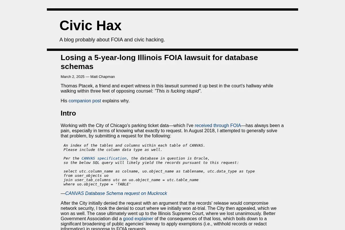 Civic Hax