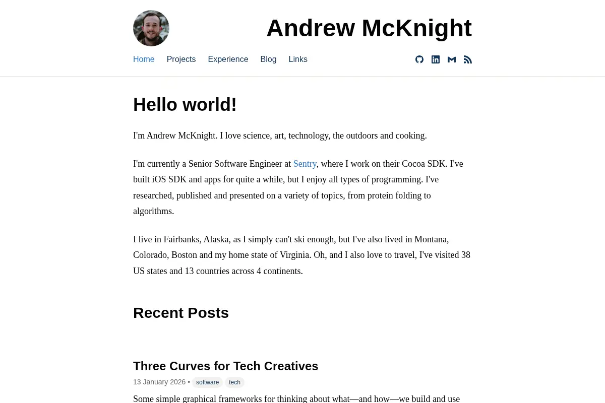 Andrew McKnight's Home Page