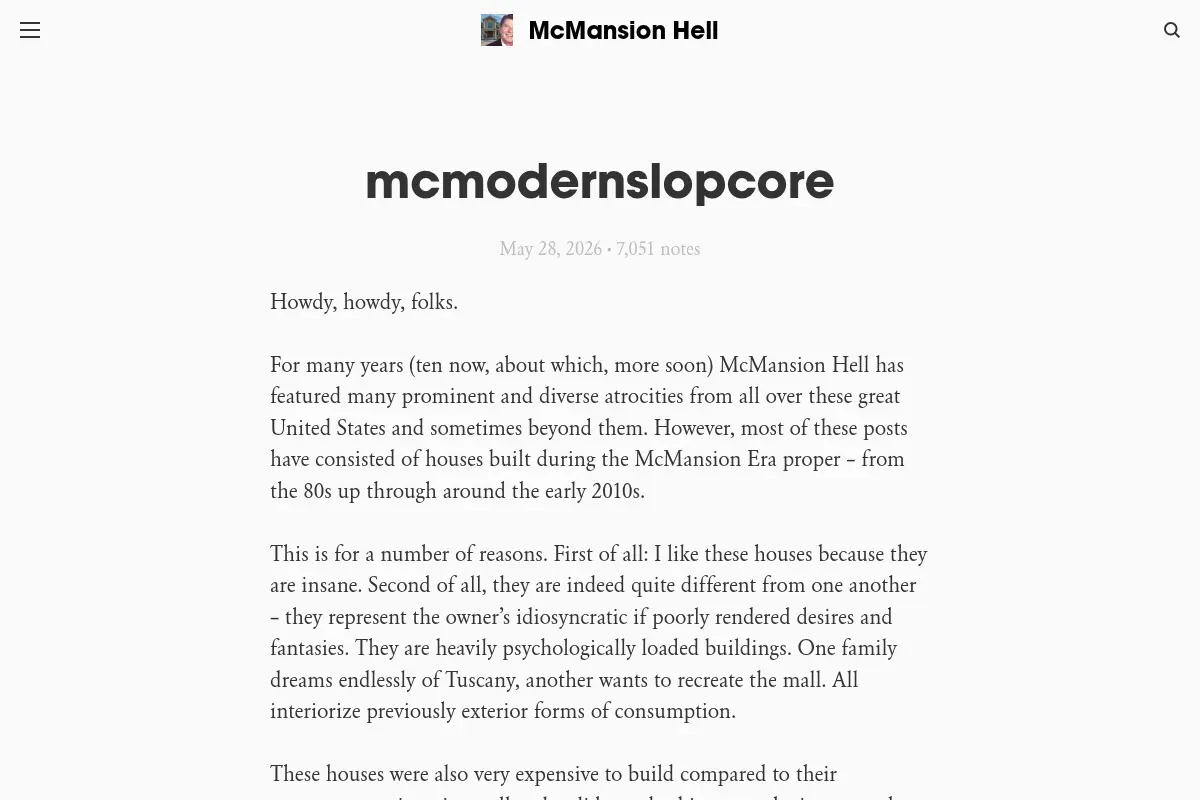 McMansion Hell