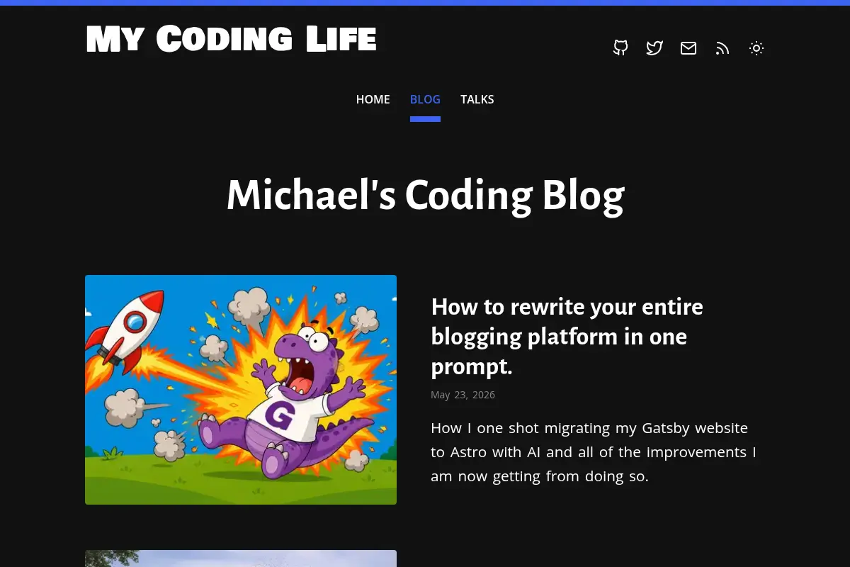 Michael's Coding Blog