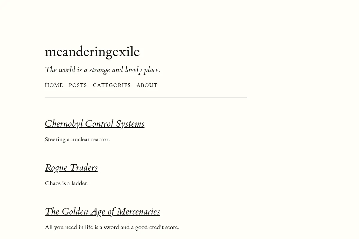 meanderingexile