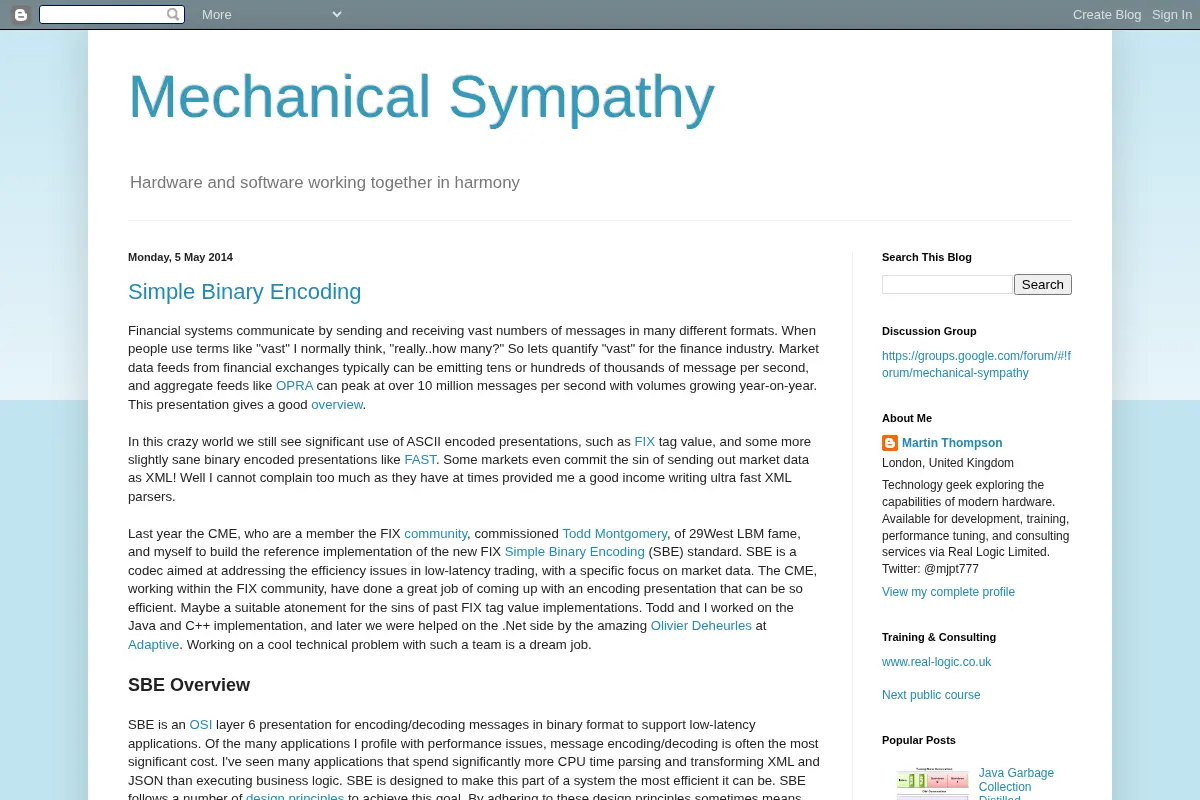 Mechanical Sympathy
