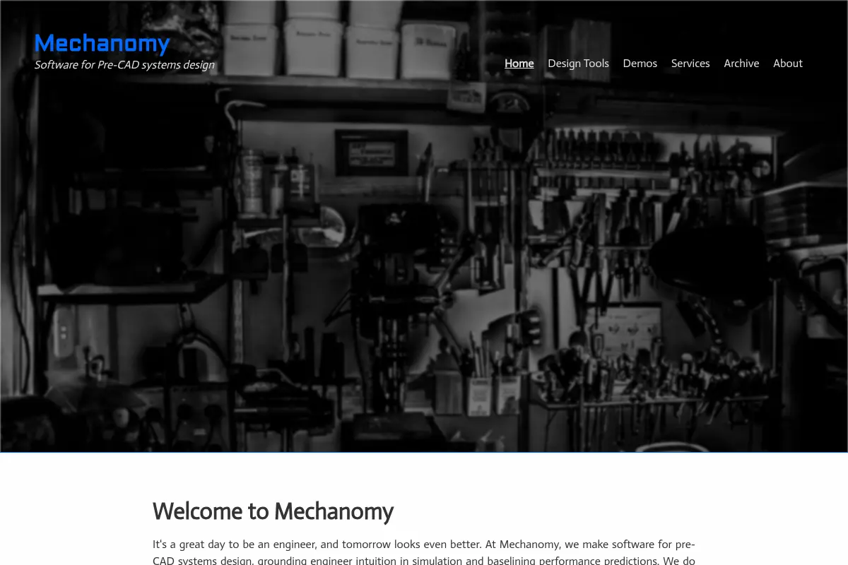 Mechanomy