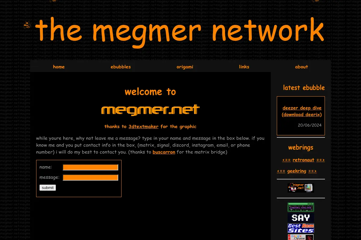 the megmer network