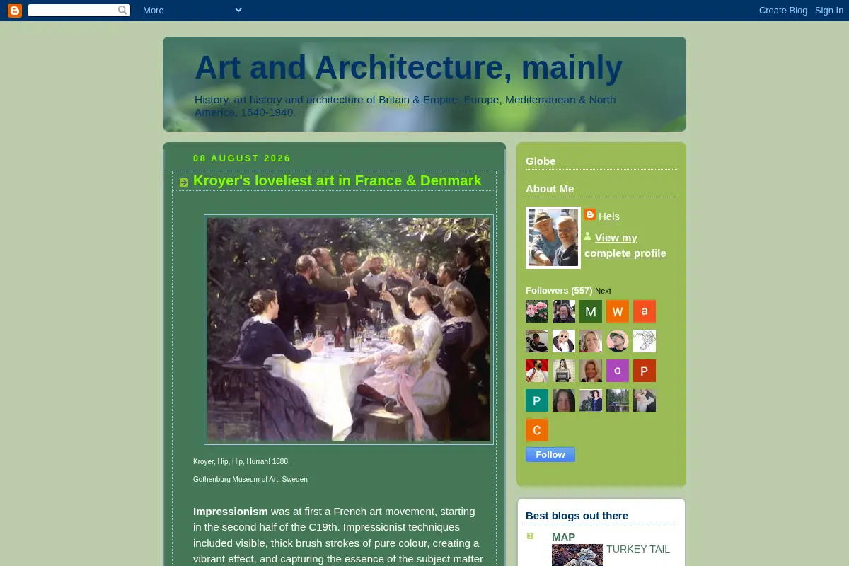 Art and Architecture, mainly