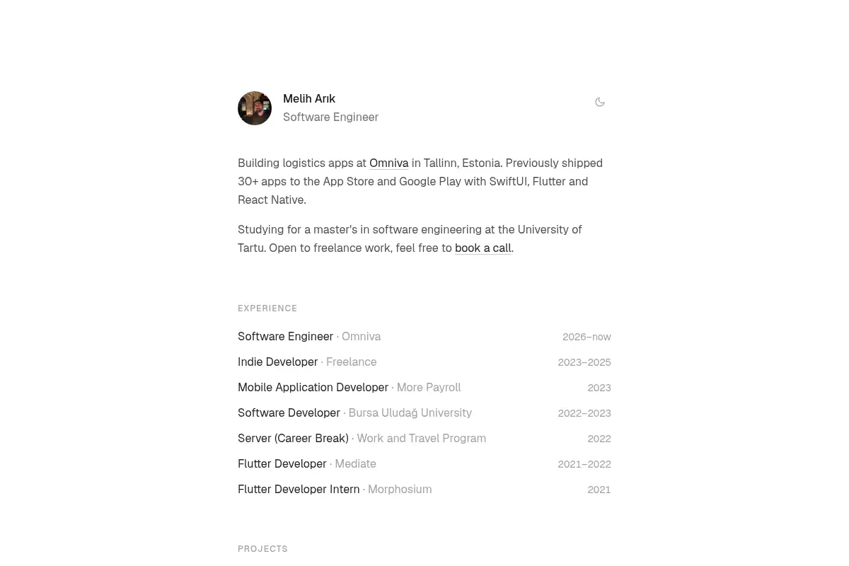 Melih Arık - Software Engineer