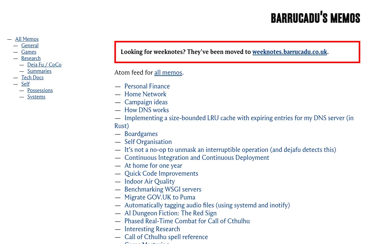 barrucadu's memos