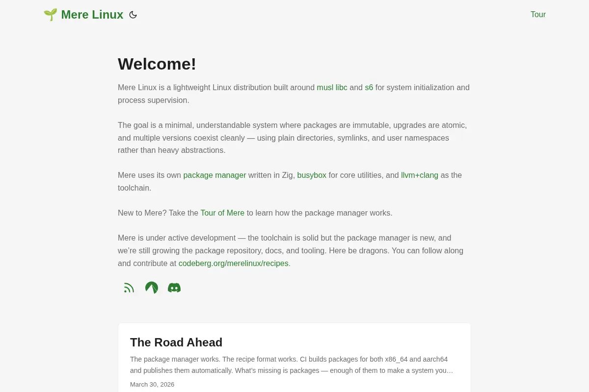 🌱 Mere Linux