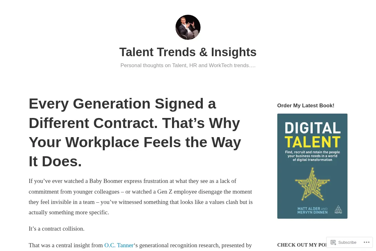 Talent Trends & Insights