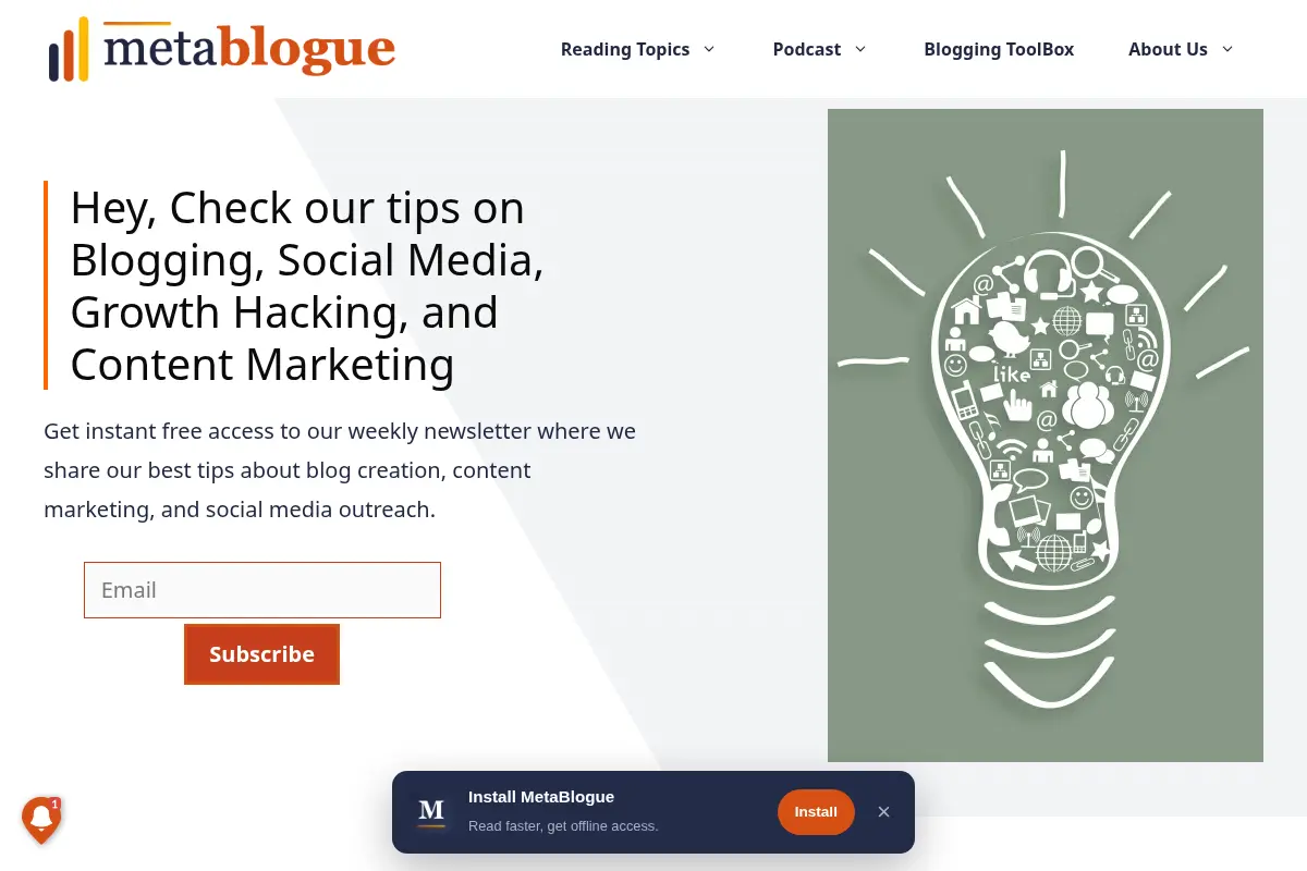 MetaBlogue