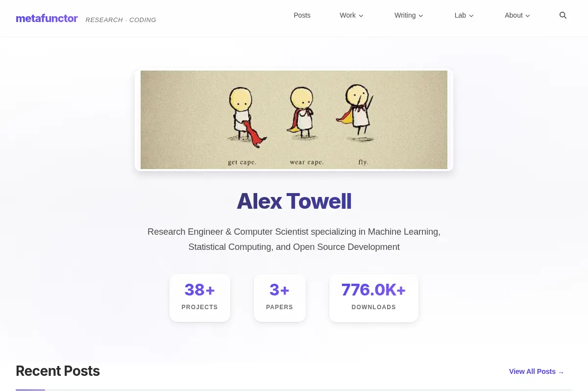 metafunctor - Research Engineer & Computer Scientist - Machine Learning, Statistical Computing, Open Source Development