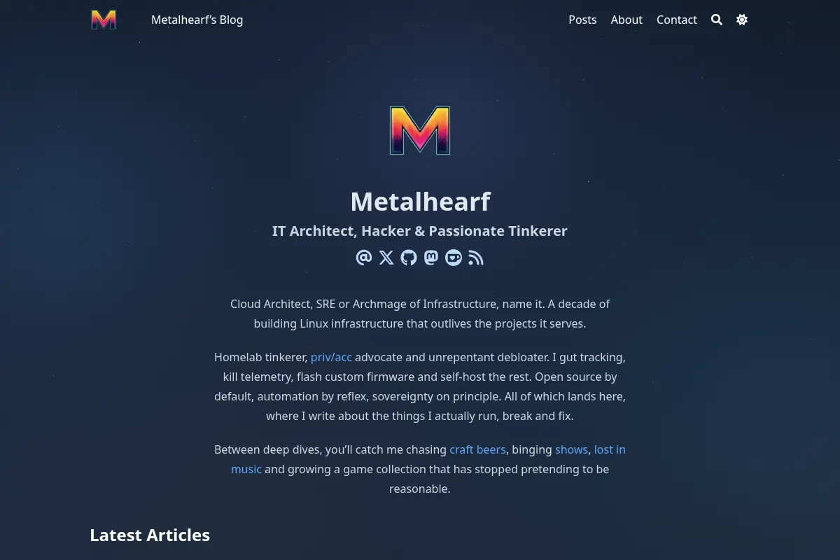 Metalhearf's Blog