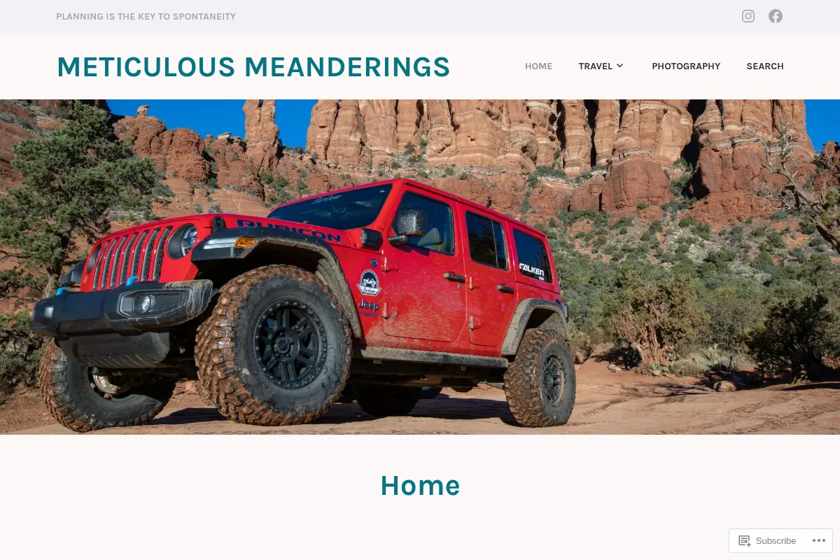 Meticulous Meanderings