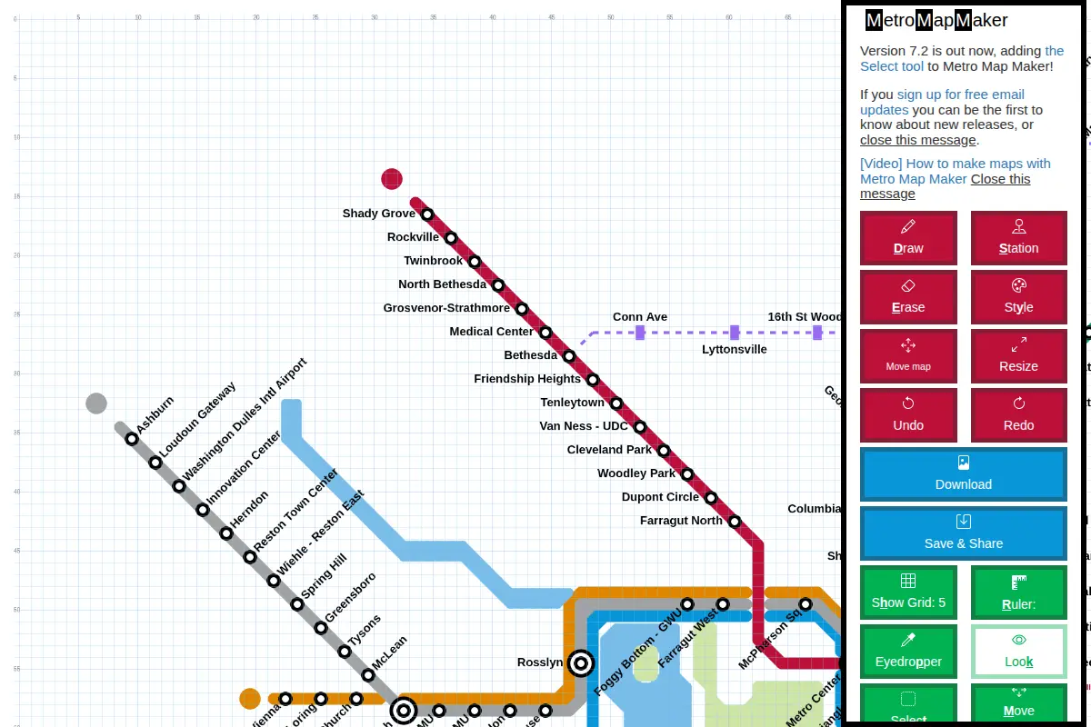 Metro Map Maker