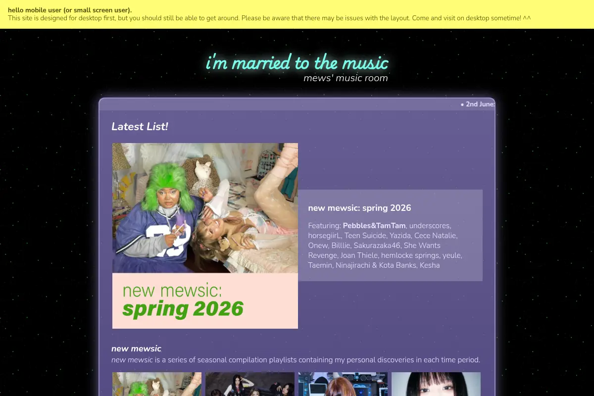 ♫ mews' music room ♫
