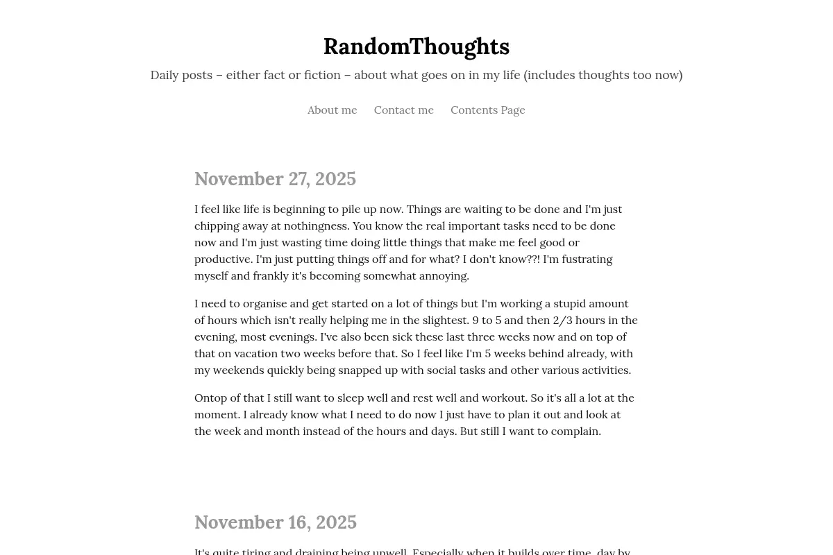 RandomThoughts