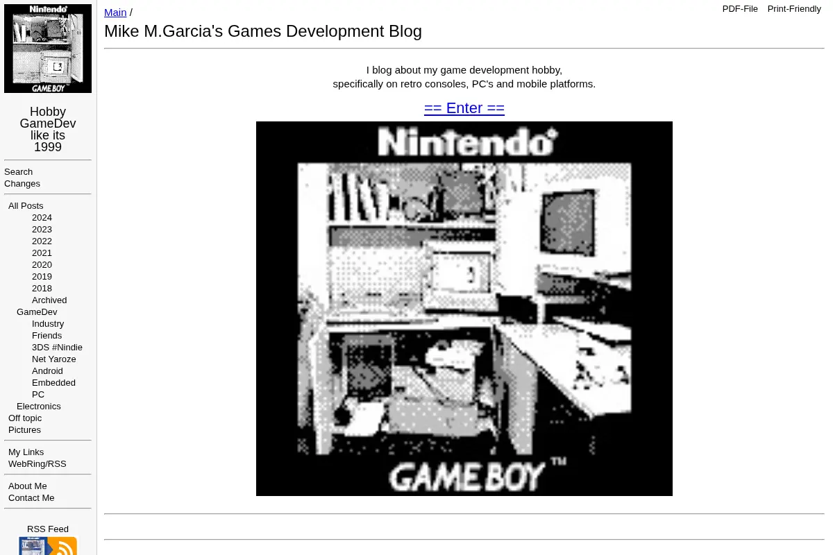 Mike M.Garcia's Games Development Blog