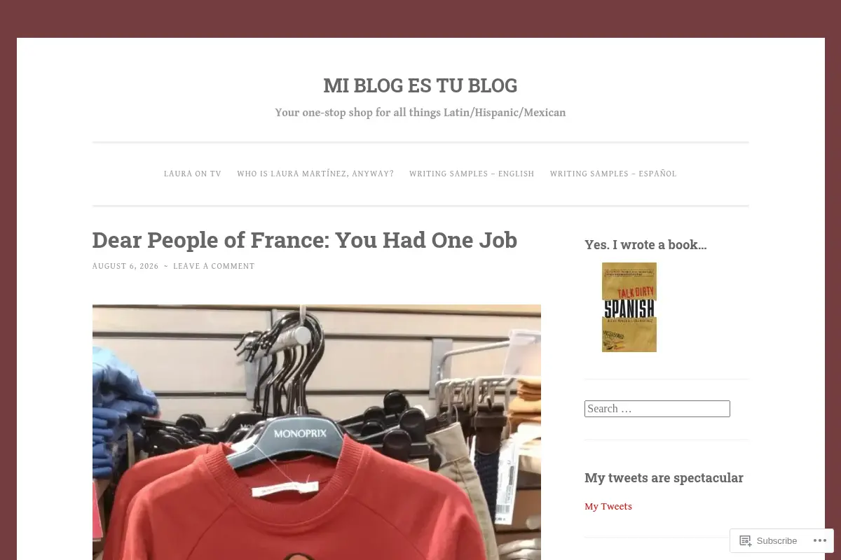 MI BLOG ES TU BLOG