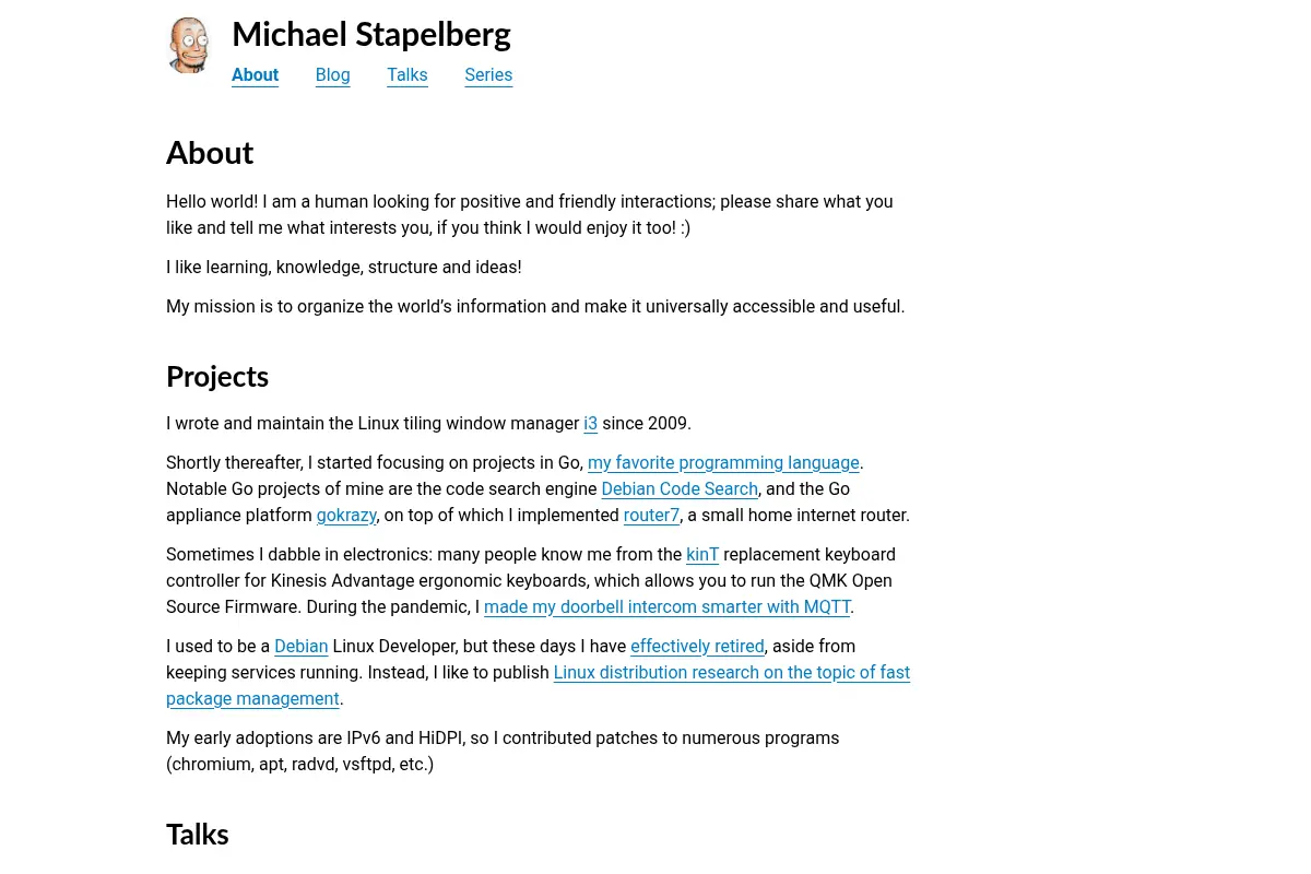 Michael Stapelberg