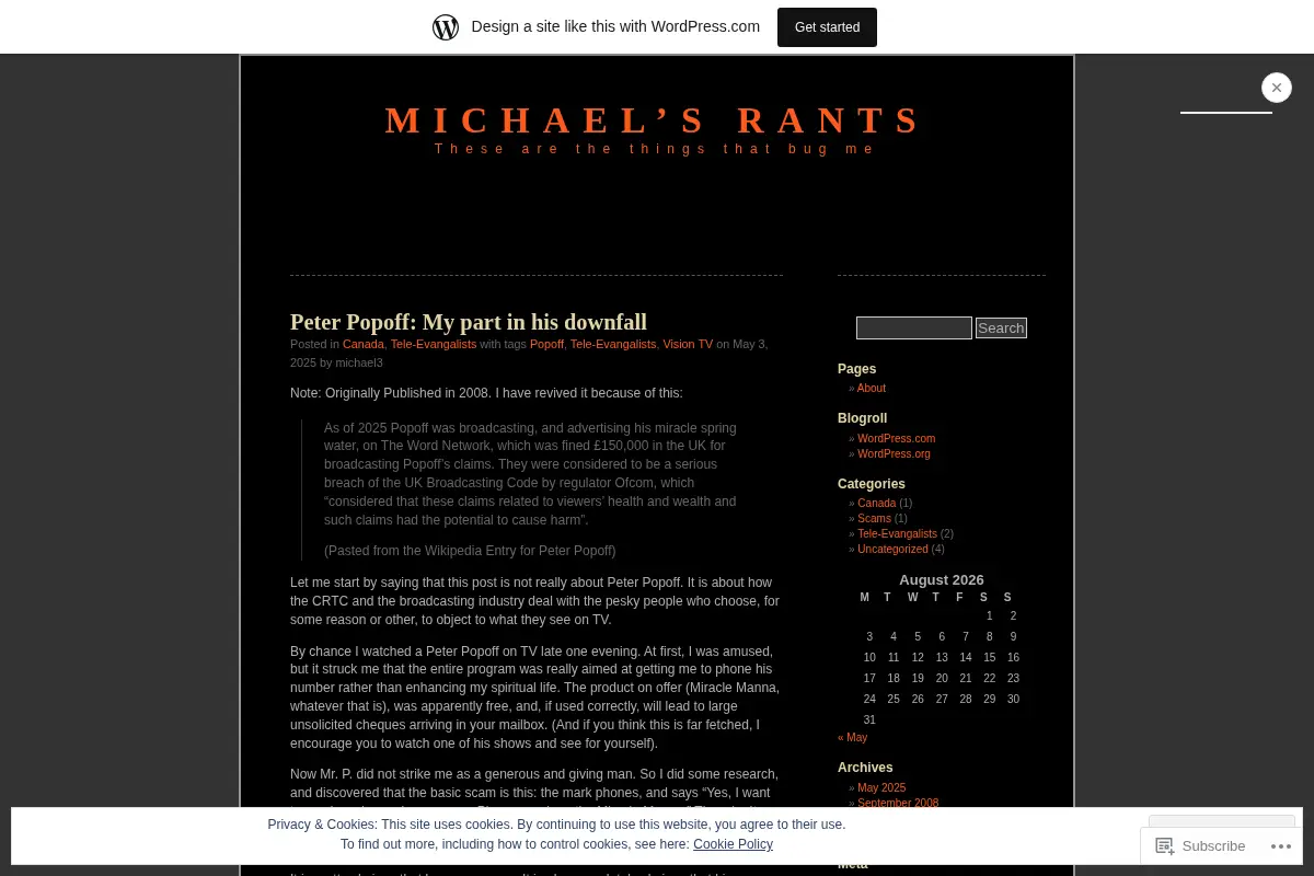 Michael's Rants