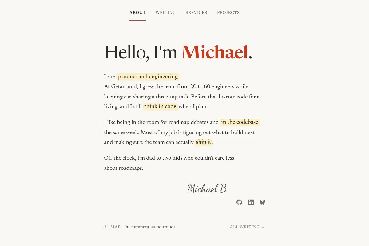 Michael Bensoussan – Engineering Leader & Startup Advisor