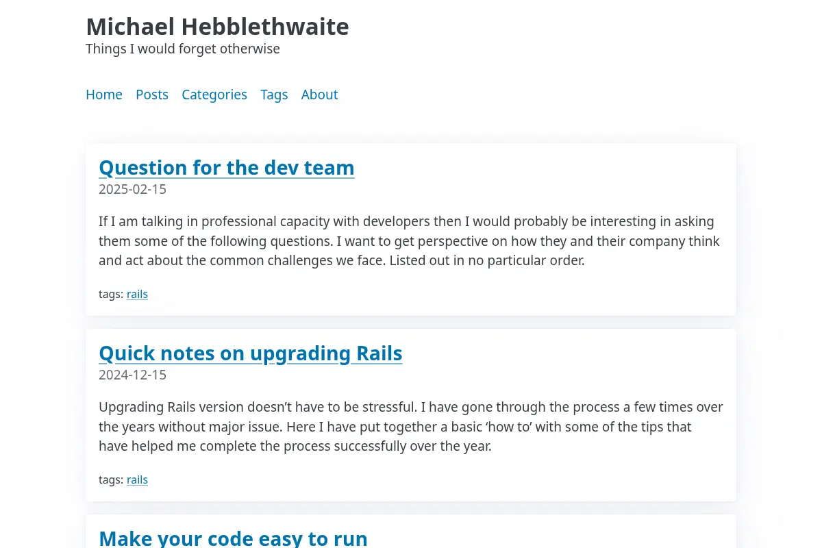 Michael Hebblethwaite