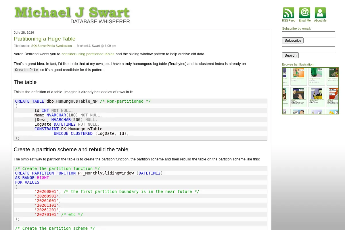 Michael J. Swart's Database Blog