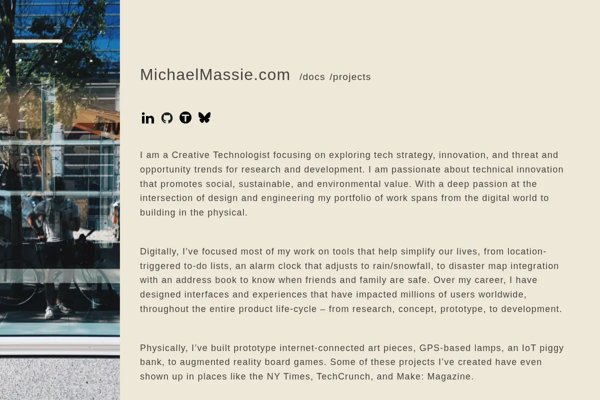 Michael Massie's Personal Site