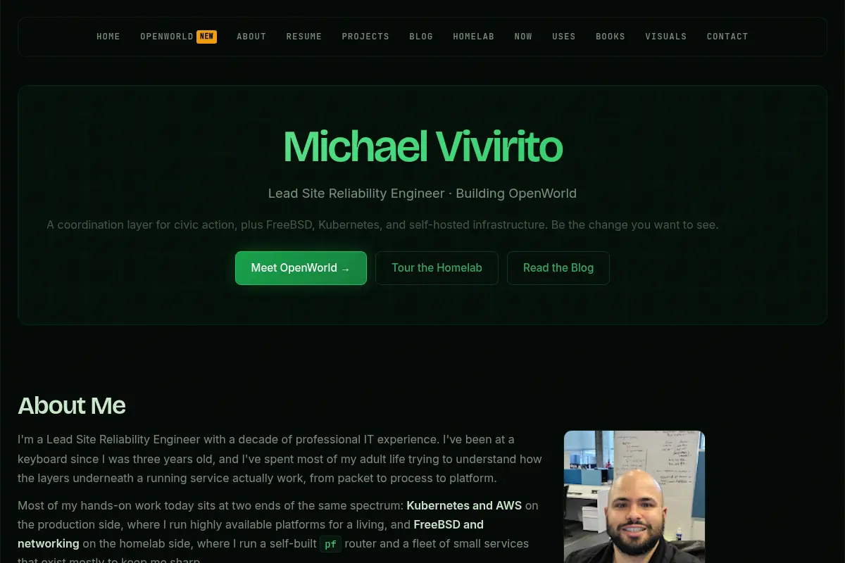 Michael Vivirito's Portfolio