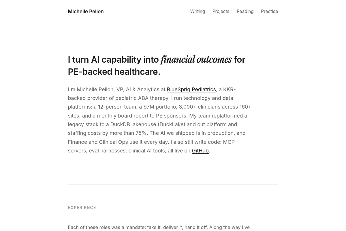 Michelle Pellon | VP, AI & Analytics