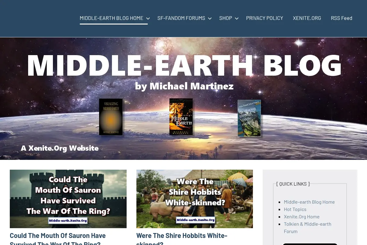 Middle-earth & J.R.R. Tolkien Blog