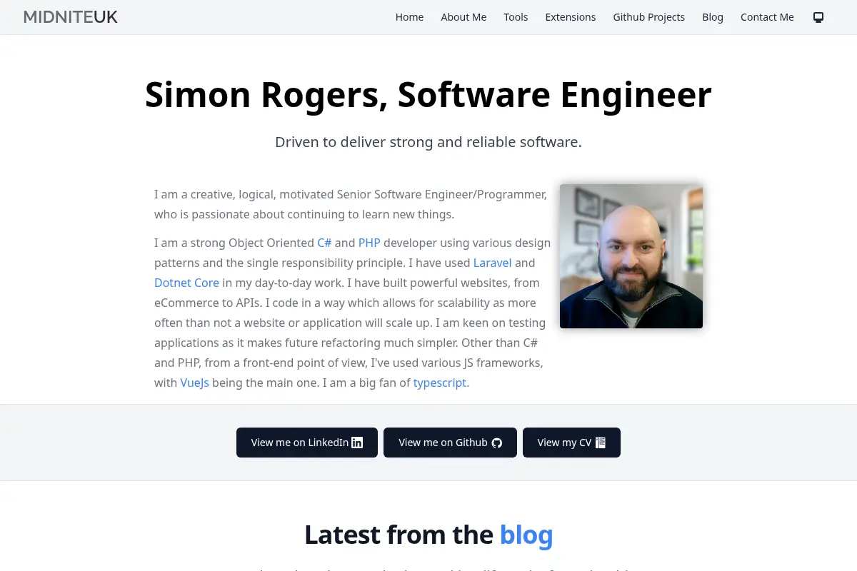 Simon Rogers, Software Engineer