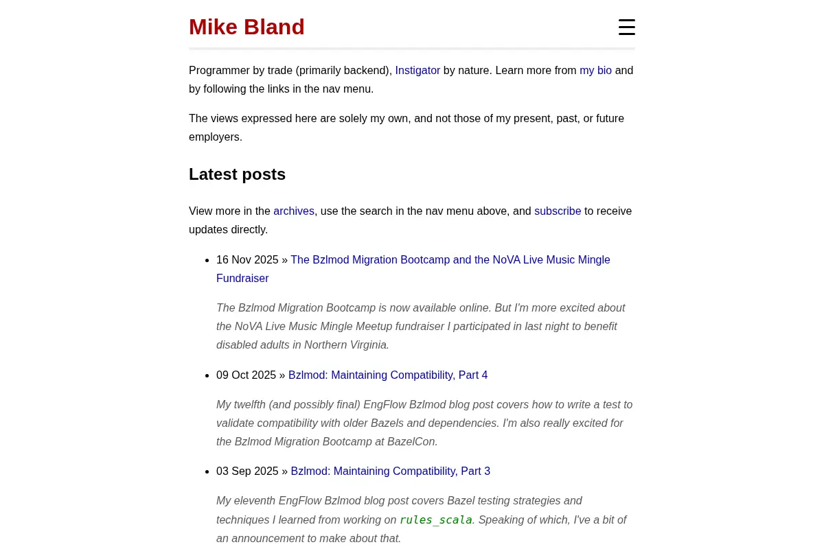 Mike Bland