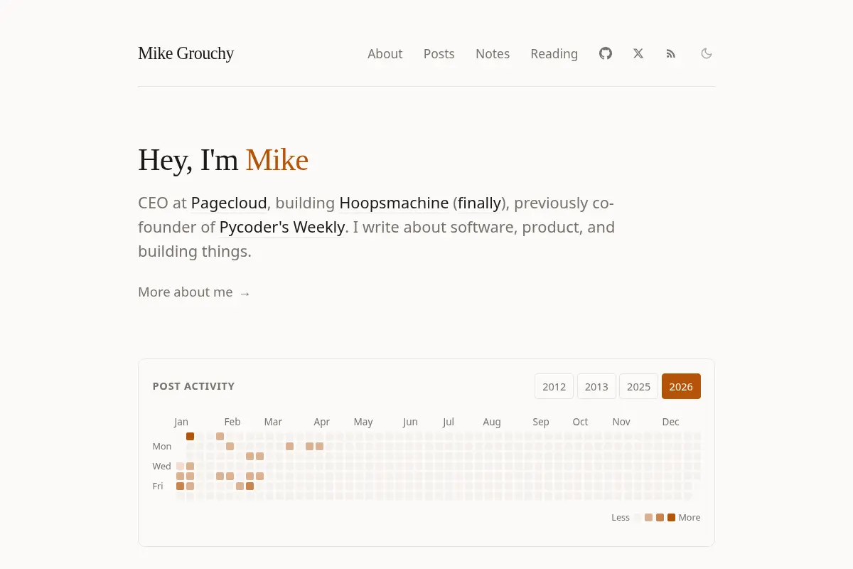 Mike Grouchy - Software, Product, and Leadership