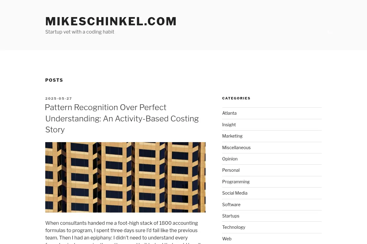 Mike Schinkel's Personal Site