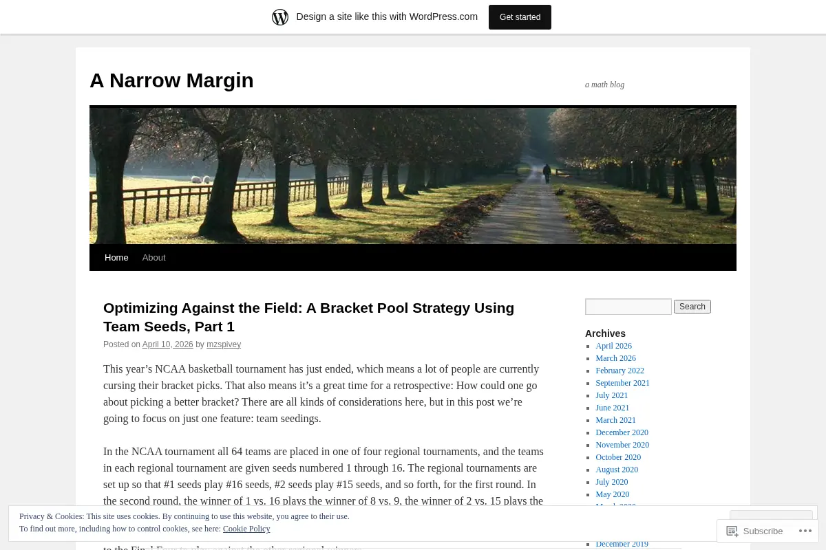 A Narrow Margin