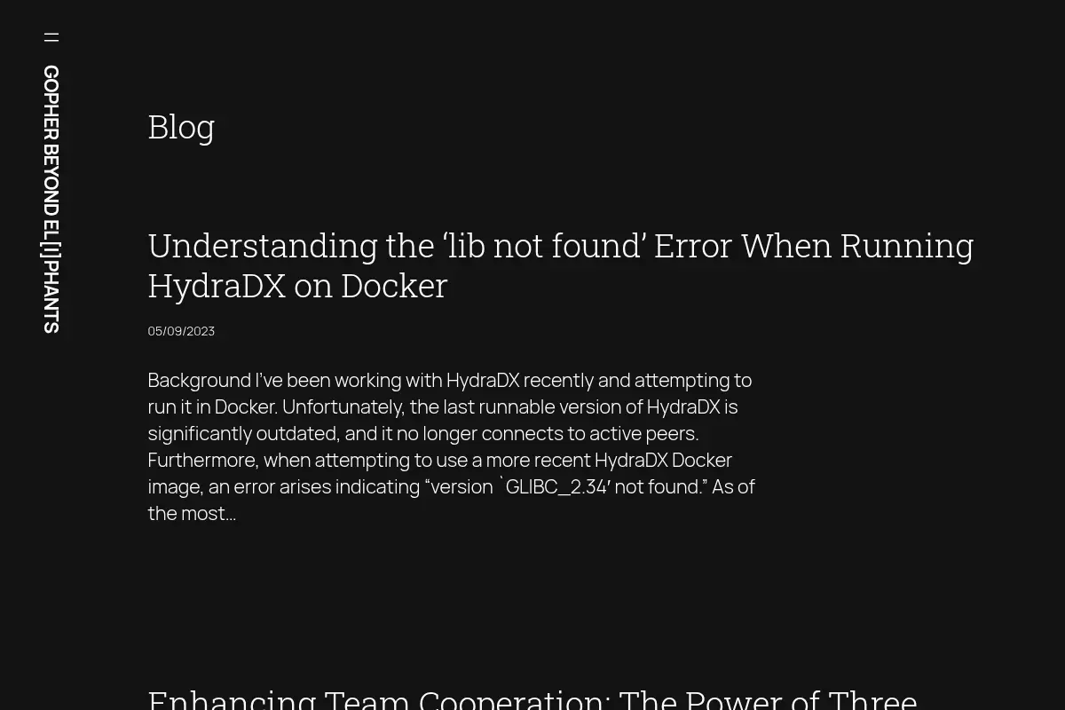 Gopher beyond El[i]phants - As Golang beyond PHP