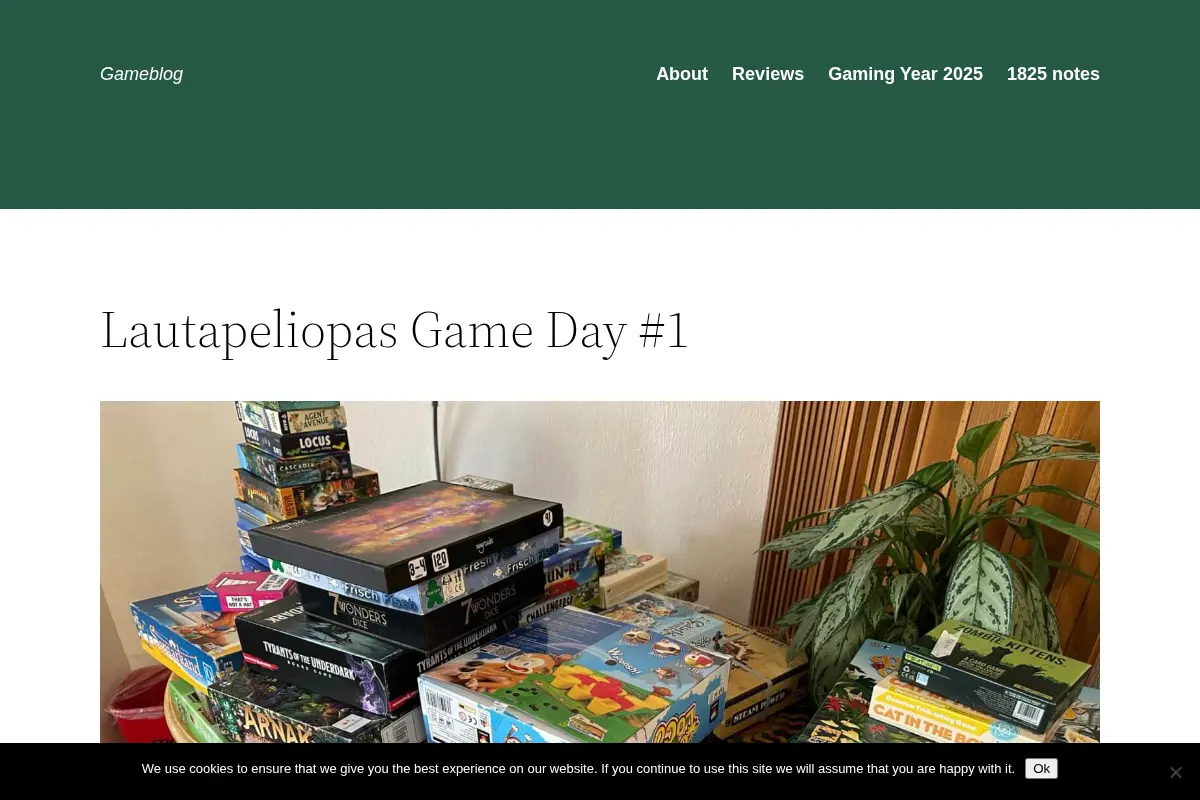 Gameblog – Mikko Saari on board games.