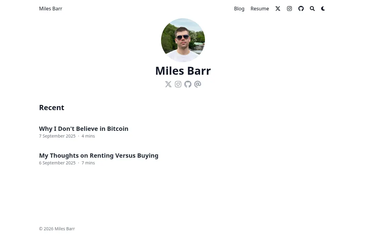 Miles Barr