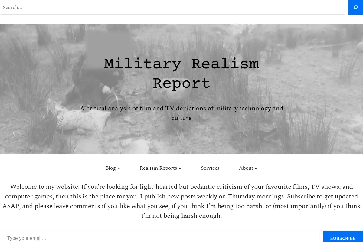Military Realism Report